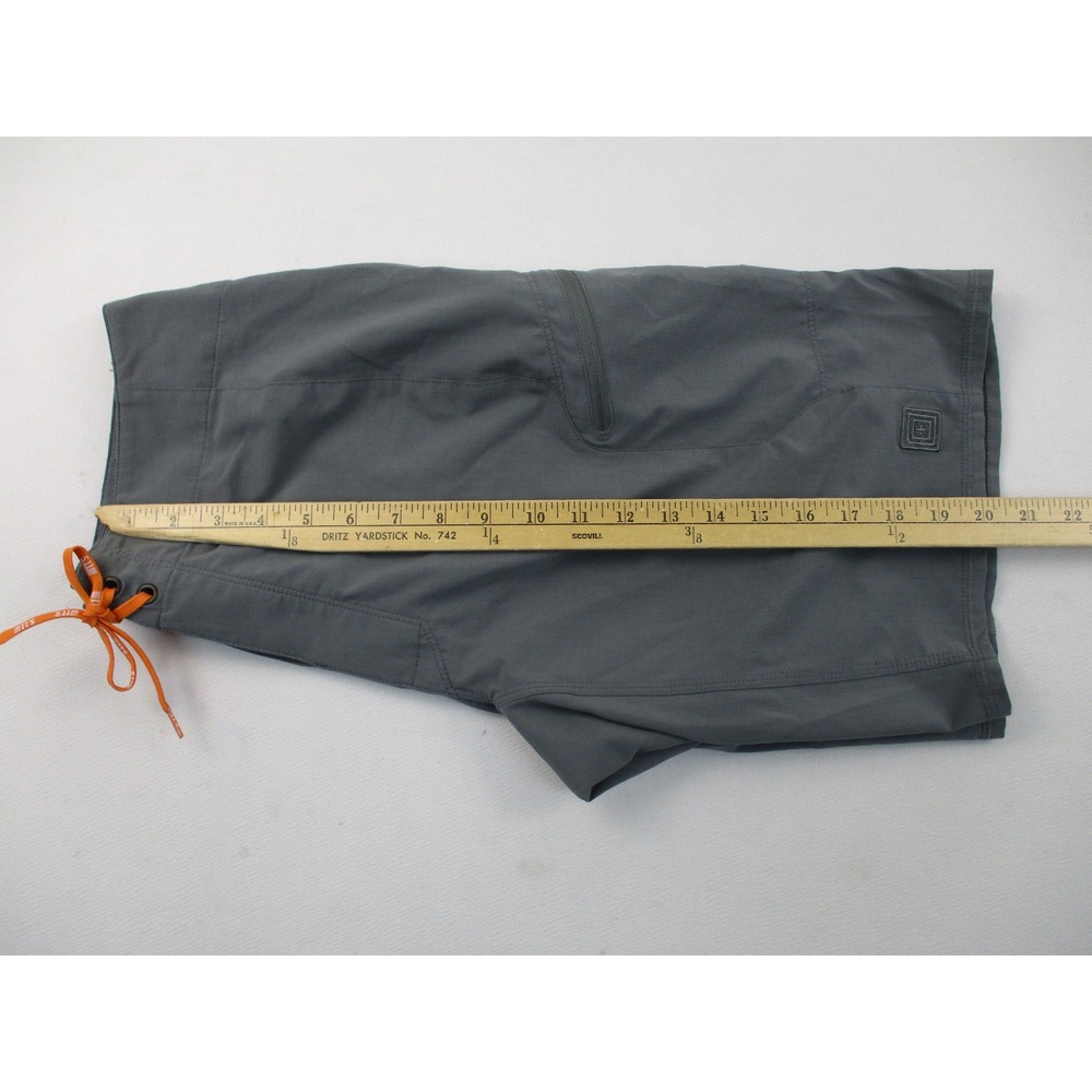 5.11‎ Tactical Board Shorts Mens 32 Gray Utility Ripstop Cargo Swim Trunks 511 - Picture 10 of 11